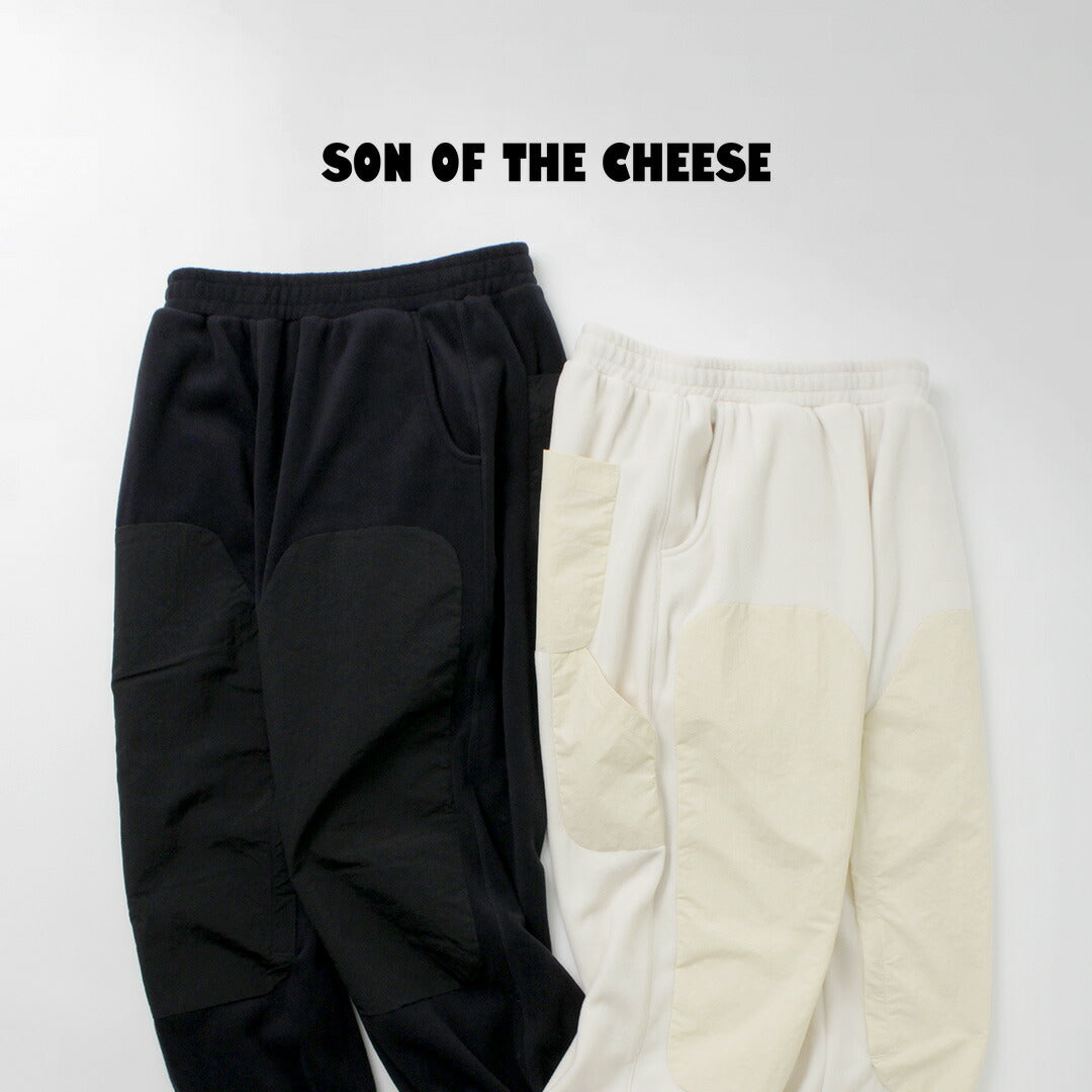 SON OF THE CHEESE（サノバチーズ） ダブルニー フリースパンツ / イージーパンツ ポーラテック メンズ Double Knee Fleece Pants
