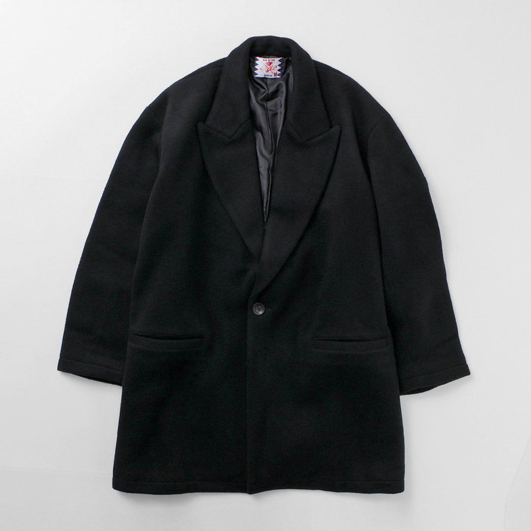 SON OF THE CHEESE（サノバチーズ） ウール オーバーコート / アウター メンズ ビーバー ジャコート ジャコット Wool Over Coat