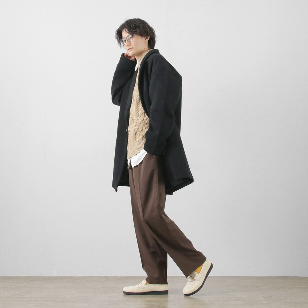 SON OF THE CHEESE（サノバチーズ） ウール オーバーコート / アウター メンズ ビーバー ジャコート ジャコット Wool Over Coat