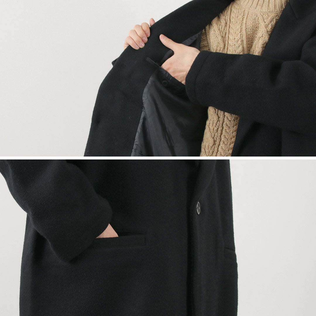 SON OF THE CHEESE（サノバチーズ） ウール オーバーコート / アウター メンズ ビーバー ジャコート ジャコット Wool Over Coat