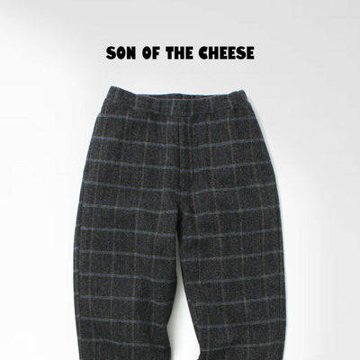 SON OF THE CHEESE（サノバチーズ） イージー チェックパンツ / イージーパンツ 総ゴム メンズ Easy Check Pant