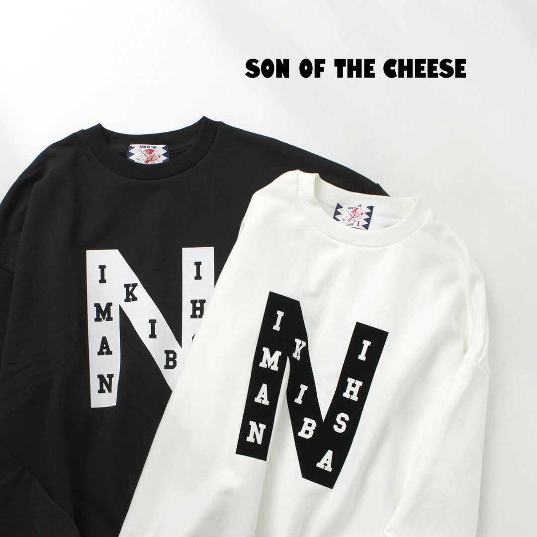 SON OF THE CHEESE（サノバチーズ） NAMIKIBASHI クルーネック スウェット / トップス トレーナー 綿 コットン プリント メンズ “NAMIKIBASHI” Crew Neck Sweat