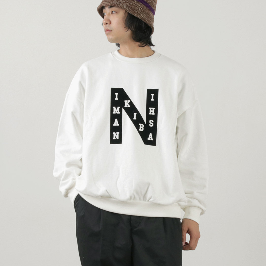 SON OF THE CHEESE（サノバチーズ） NAMIKIBASHI クルーネック スウェット / トップス トレーナー 綿 コットン プリント メンズ “NAMIKIBASHI” Crew Neck Sweat