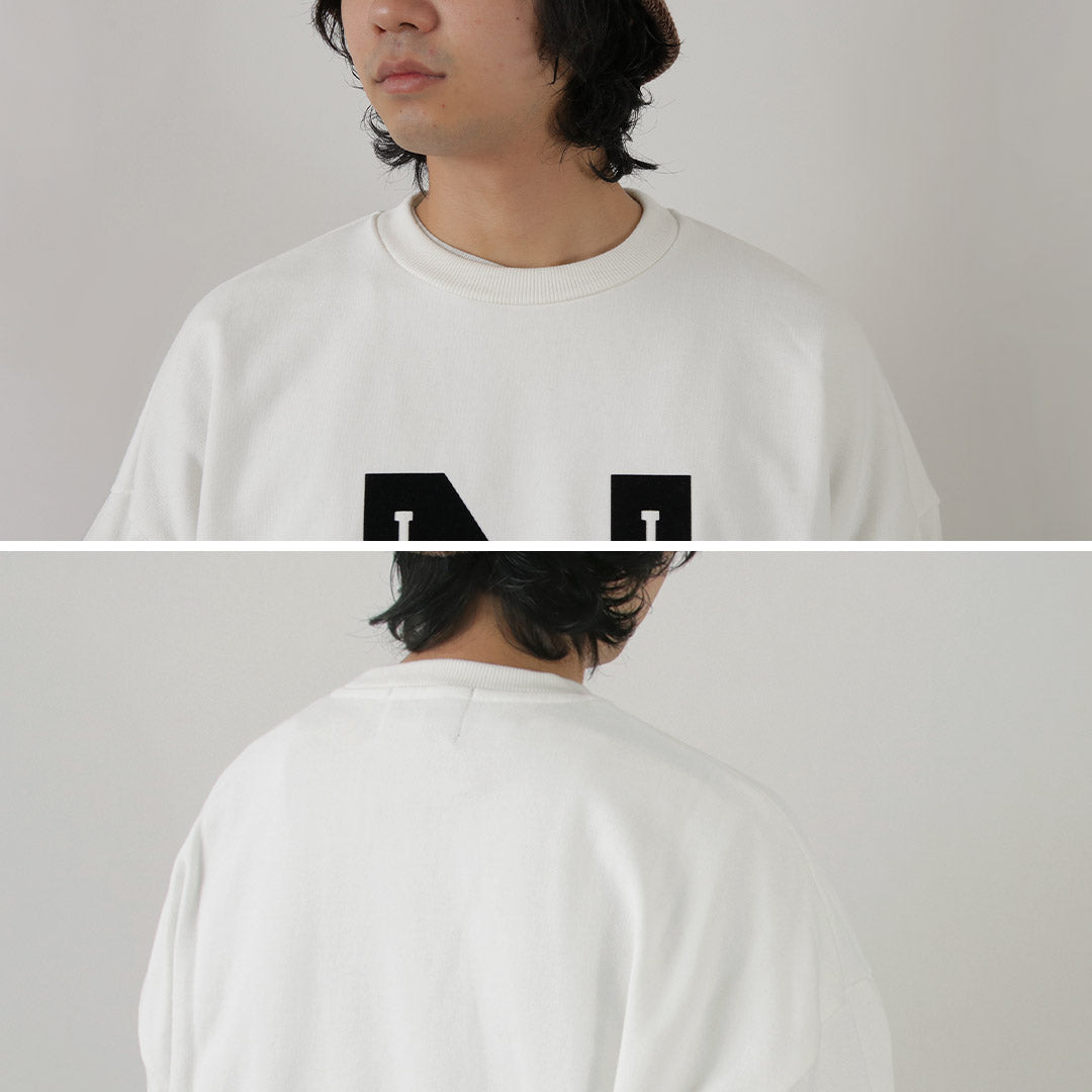 SON OF THE CHEESE（サノバチーズ） NAMIKIBASHI クルーネック スウェット / トップス トレーナー 綿 コットン プリント メンズ “NAMIKIBASHI” Crew Neck Sweat