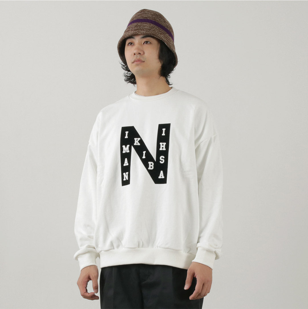 SON OF THE CHEESE（サノバチーズ） NAMIKIBASHI クルーネック スウェット / トップス トレーナー 綿 コットン プリント メンズ “NAMIKIBASHI” Crew Neck Sweat