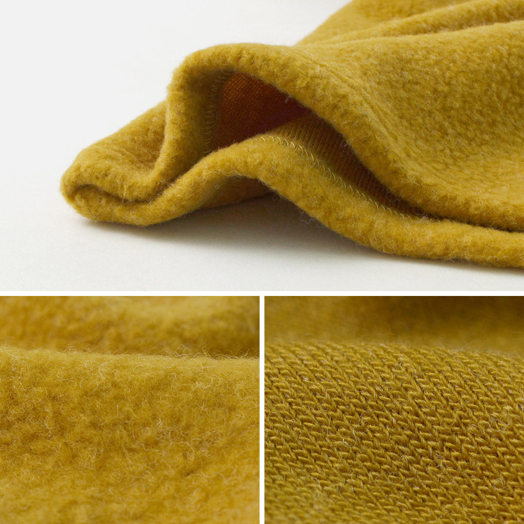 RE MADE IN TOKYO JAPAN（アールイー） ソフトエアーパイル ウォーム ニット / メンズ 長袖 ラグランスリーブ 無地 日本製 シンプル Soft Air Pile Warm Knit