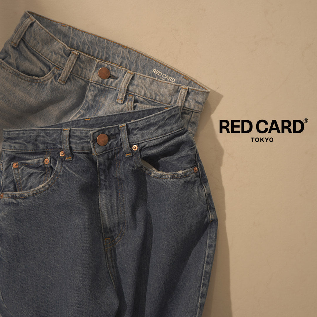 【20％OFF】RED CARD（レッドカード） Laura センタークリース フレアデニム / レディース ボトムス パンツ ジーンズ ブーツカット 日本製【セール】