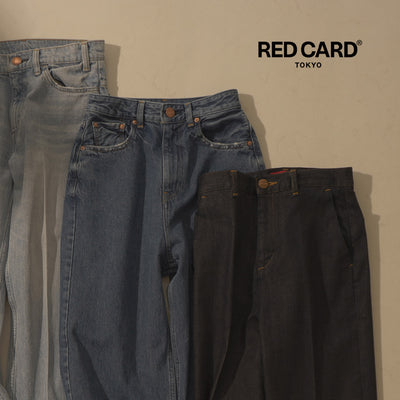 RED CARD（レッドカード） Tyler トラウザー ルーズストレート デニム / レディース ボトムス ジーンズ パンツ 伸縮 ストレッチ 日本製