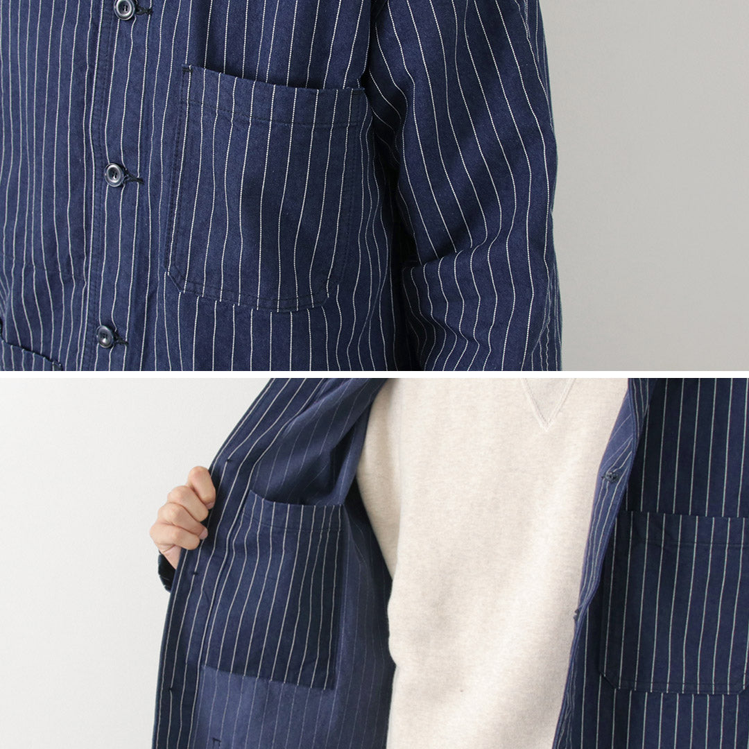 JAPAN BLUE JEANS（ジャパンブルージーンズ） 別注 ウォバッシュ カバーオール / メンズ ライトアウター ジャケット 日本製 クリスマス プレゼント ギフト