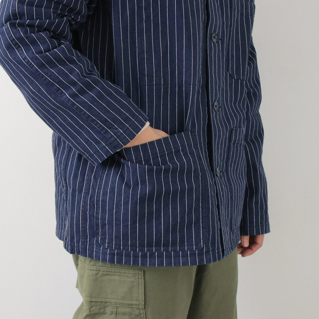 JAPAN BLUE JEANS（ジャパンブルージーンズ） 別注 ウォバッシュ カバーオール / メンズ ライトアウター ジャケット 日本製 クリスマス プレゼント ギフト