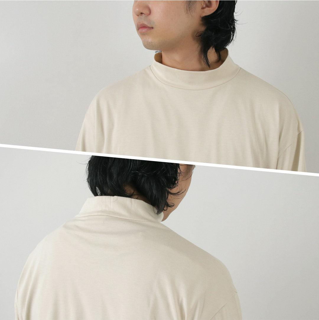 RAG（ラグ） 37.5テクノロジー サーモレギュレーション モックネック Tシャツ / 適温調整 メンズ ロンT 長袖 日本製