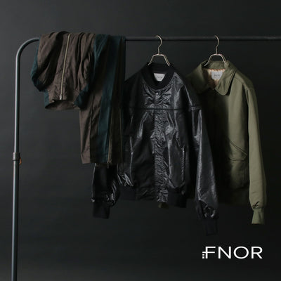 FNOR（エフノア） ベルベティ トラックジャケット / メンズ レディース ブルゾン ジップアップ ジャージ 伸縮 日本製