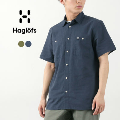 HAGLOFS（ホグロフス） キュリアス ヘンプ ショートスリーブ シャツ / 半袖 メンズ アウトドア 綿 コットン Curious Hemp SS Shirt Men