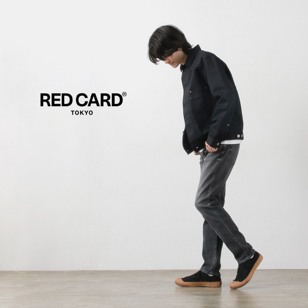 RED CARD（レッドカード） リズム スリムテーパード ストレッチ デニムパンツ / メンズ スキニー ジーンズ 日本製 Rhythm