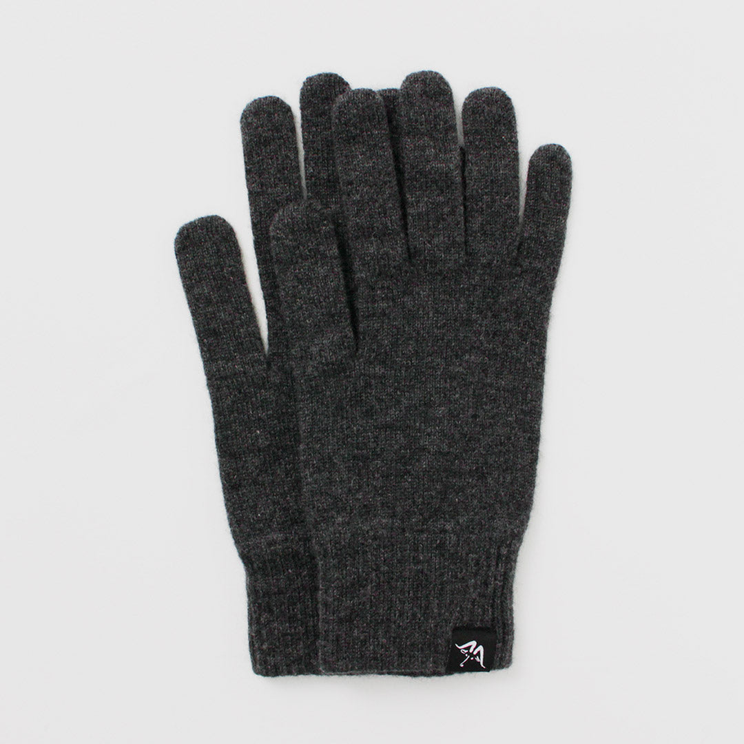 MOONCASTLE（ムーンキャッスル） 別注 プレーンステッチ カシミア グローブ / メンズ 手袋 カシミヤ 日本製 無地 PLAIN STITCH CASHMERE GLOVES