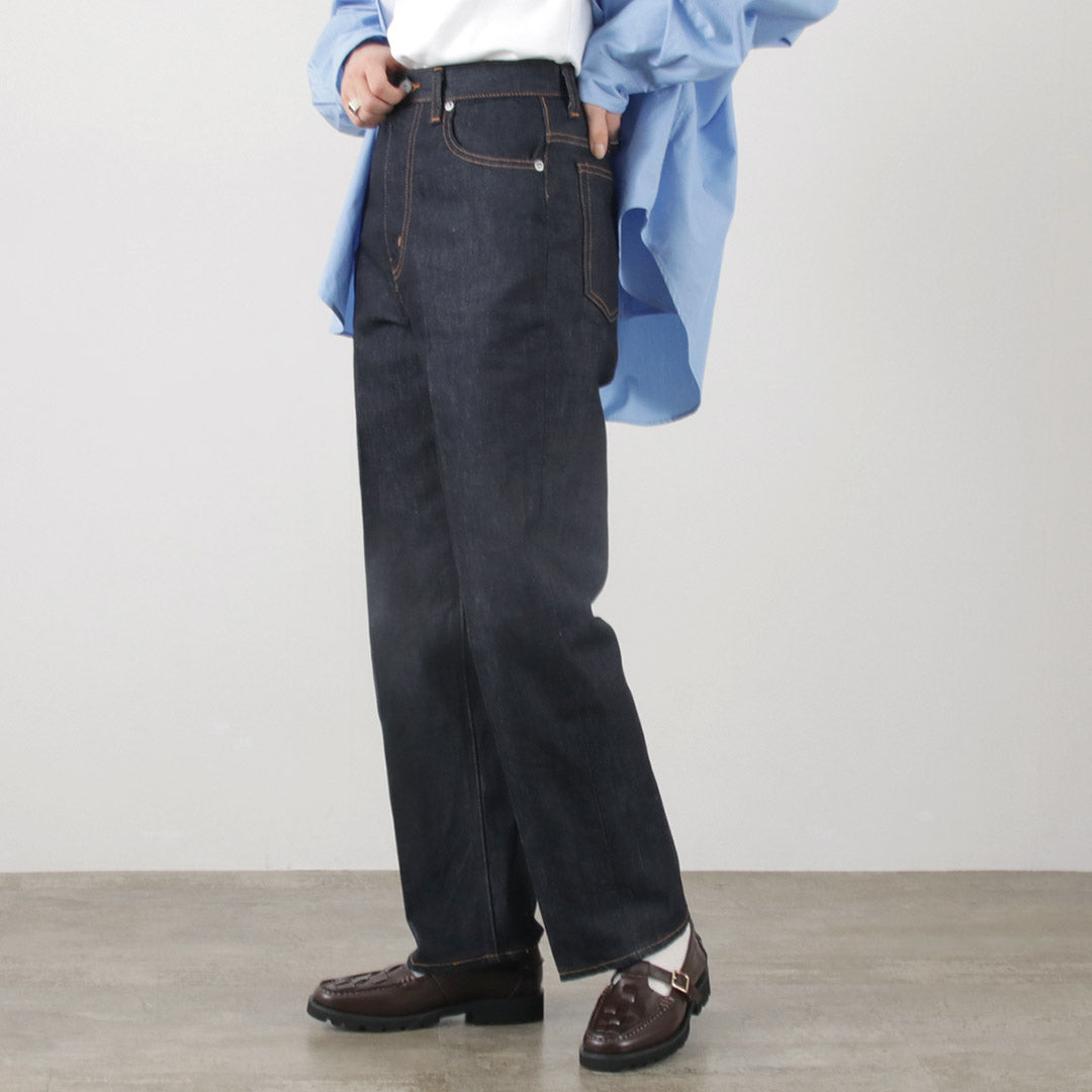 WOADBLUE（ウォードブルー） リジット ハイライズ デニム / レディース ボトムス パンツ ジーンズ Rigid High Rise denim