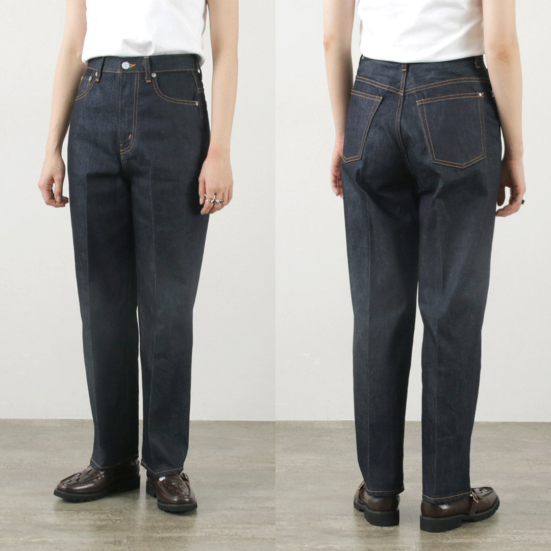 WOADBLUE（ウォードブルー） リジット ハイライズ デニム / レディース ボトムス パンツ ジーンズ Rigid High Rise denim