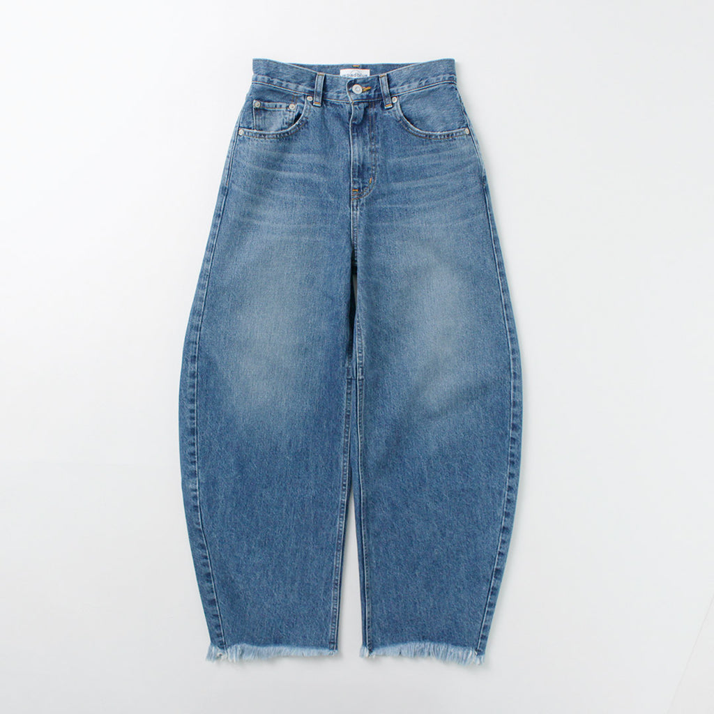 WOADBLUE（ウォードブルー） Bullet ブレット カーヴィーデニム / レディース ボトムス パンツ ジーンズ 綿 コットン 日本製  Bullet Curvy Denim