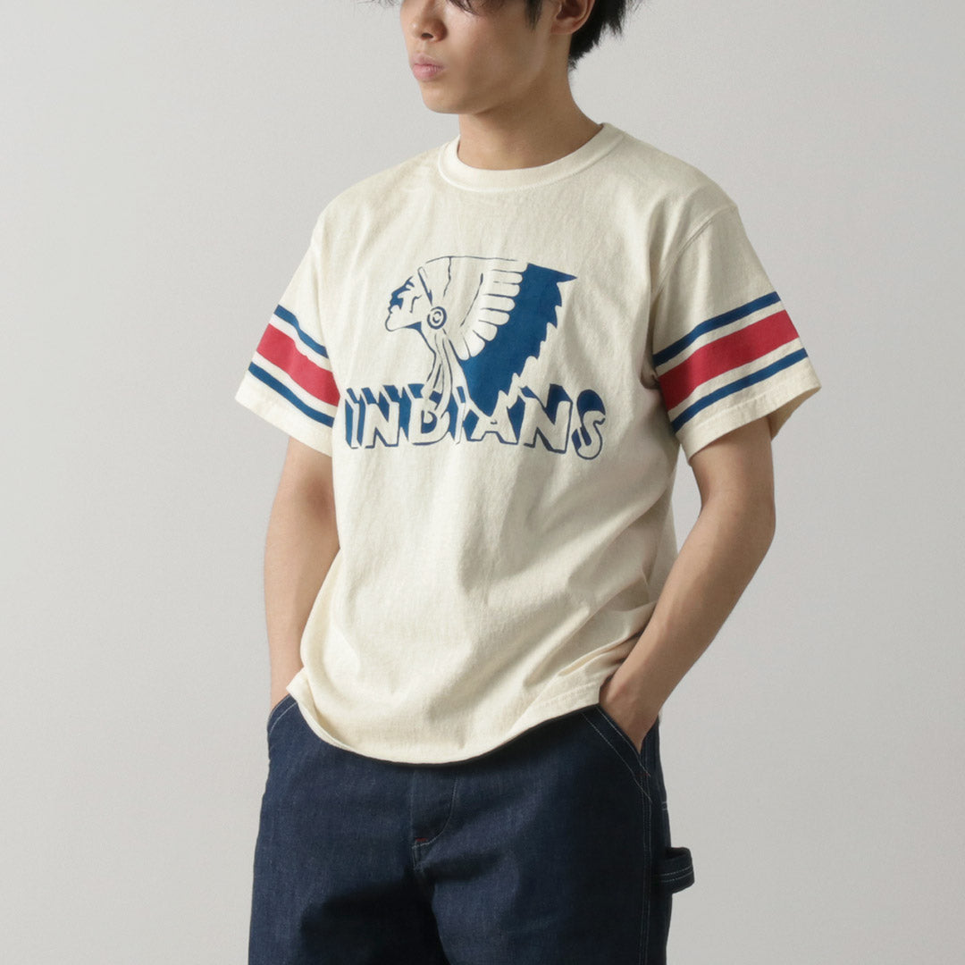 GOOD ON（グッドオン） ヴィンテージスリーブ インディアン S/S Tシャツ