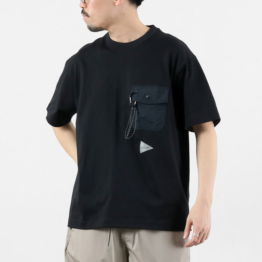 andwander/アンドワンダーdry jersey Tシャツ and wander (アンドワンダー) dry jersey SS T （W） / ドライ