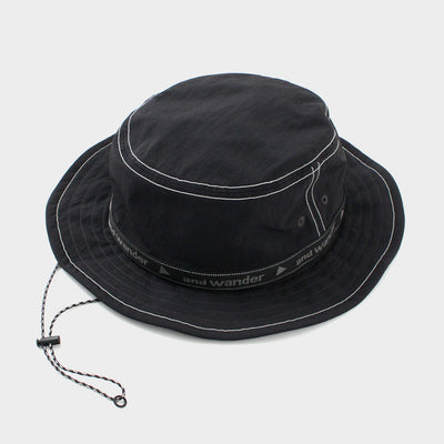 AND WANDER（アンドワンダー） ジャガードテープ ハット / 春夏 メンズ レディース 帽子 アウトドア キャンプ 日除け クールマックス JQ tape hat