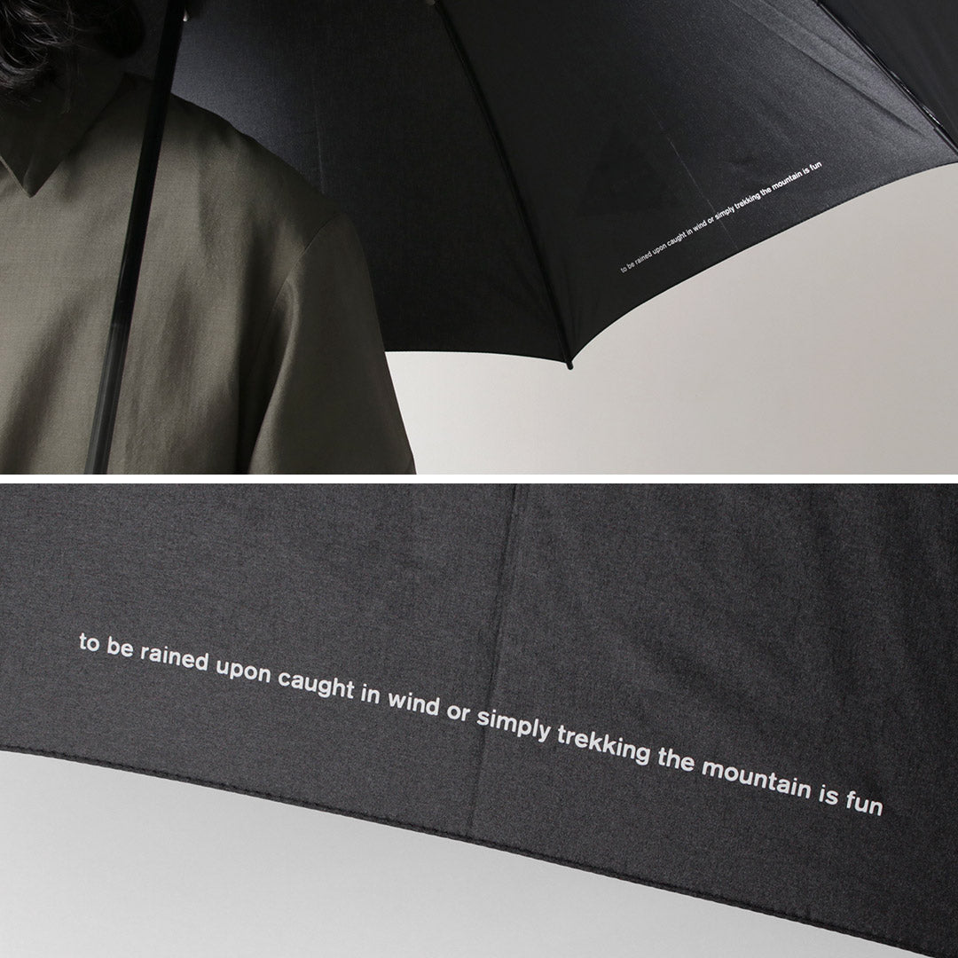 AND WANDER（アンドワンダー） ユーロシルム×アンドワンダー UVカット アンブレラ / 晴雨兼用 長傘 無地 丈夫 UPF50+ メンズ 強風 耐風 軽量 アウトドア EuroSCHIRM×and wander umbrella UV