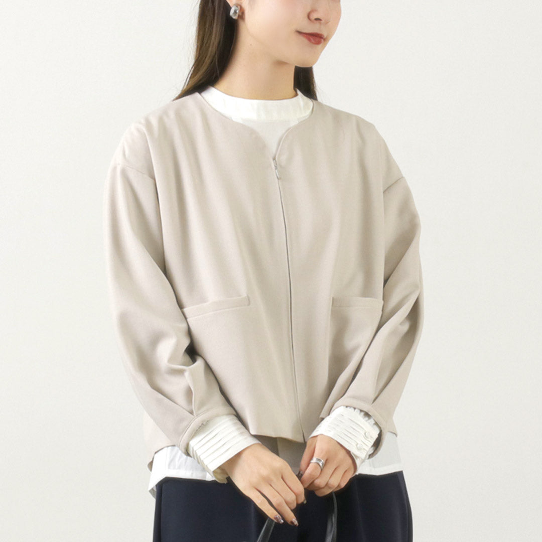 KELEN（ケレン） LONICA デザインネックジャケット / レディース ノーカラー フォーマル 卒業式 入学式 LONICA Design Neck Jacket