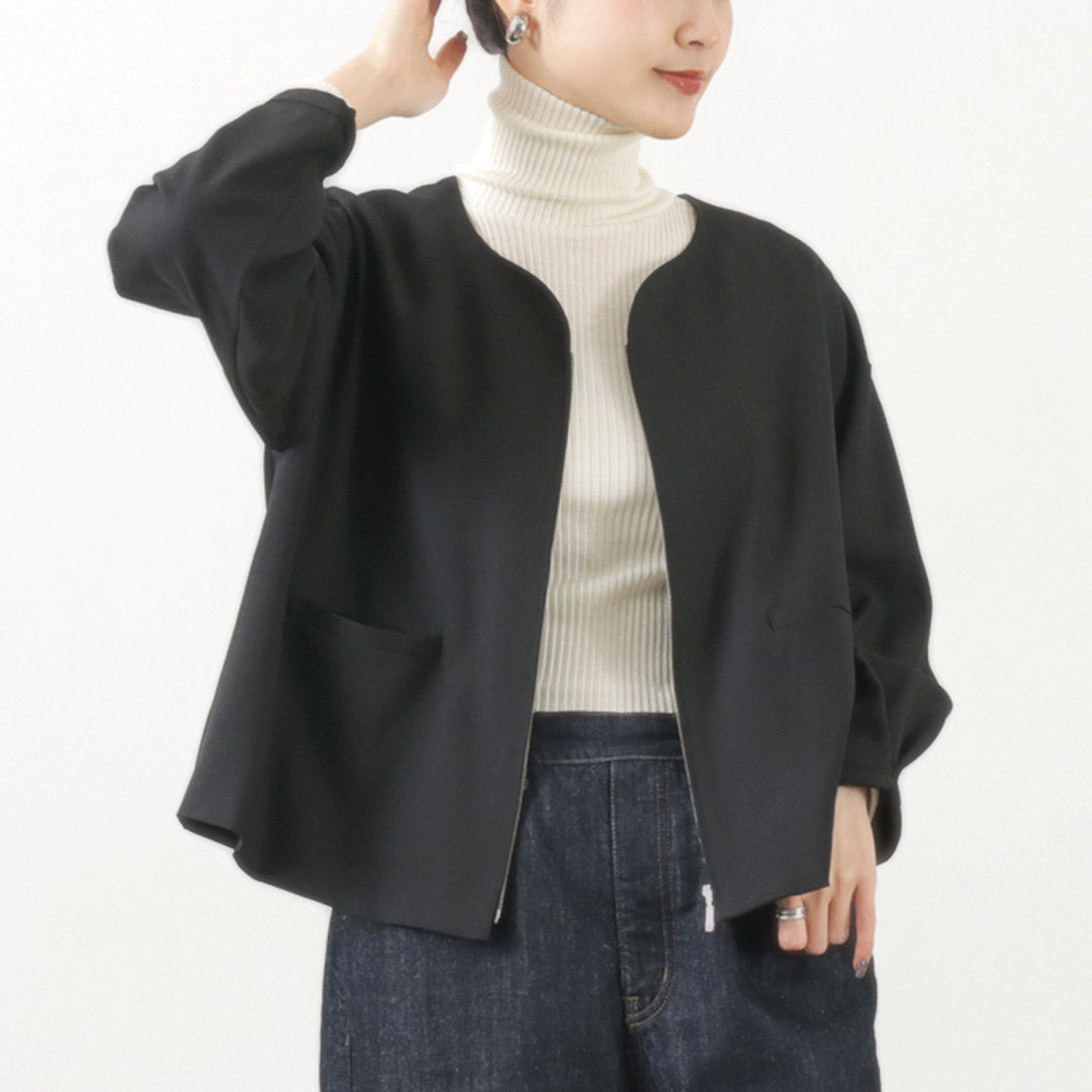 KELEN（ケレン） LONICA デザインネックジャケット / レディース ノーカラー フォーマル 卒業式 入学式 LONICA Design Neck Jacket