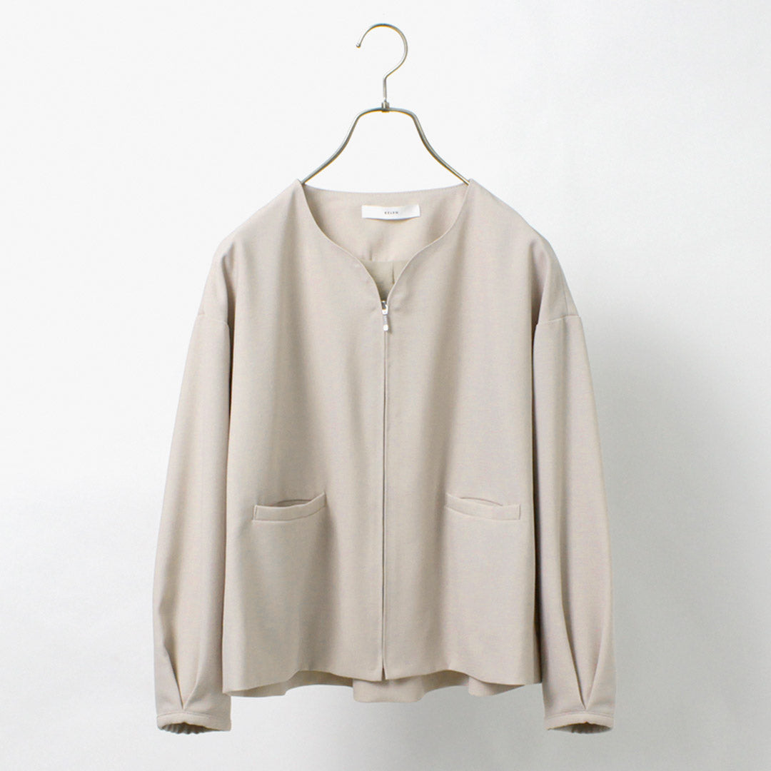 KELEN（ケレン） LONICA デザインネックジャケット / レディース ノーカラー フォーマル 卒業式 入学式 LONICA Design Neck Jacket