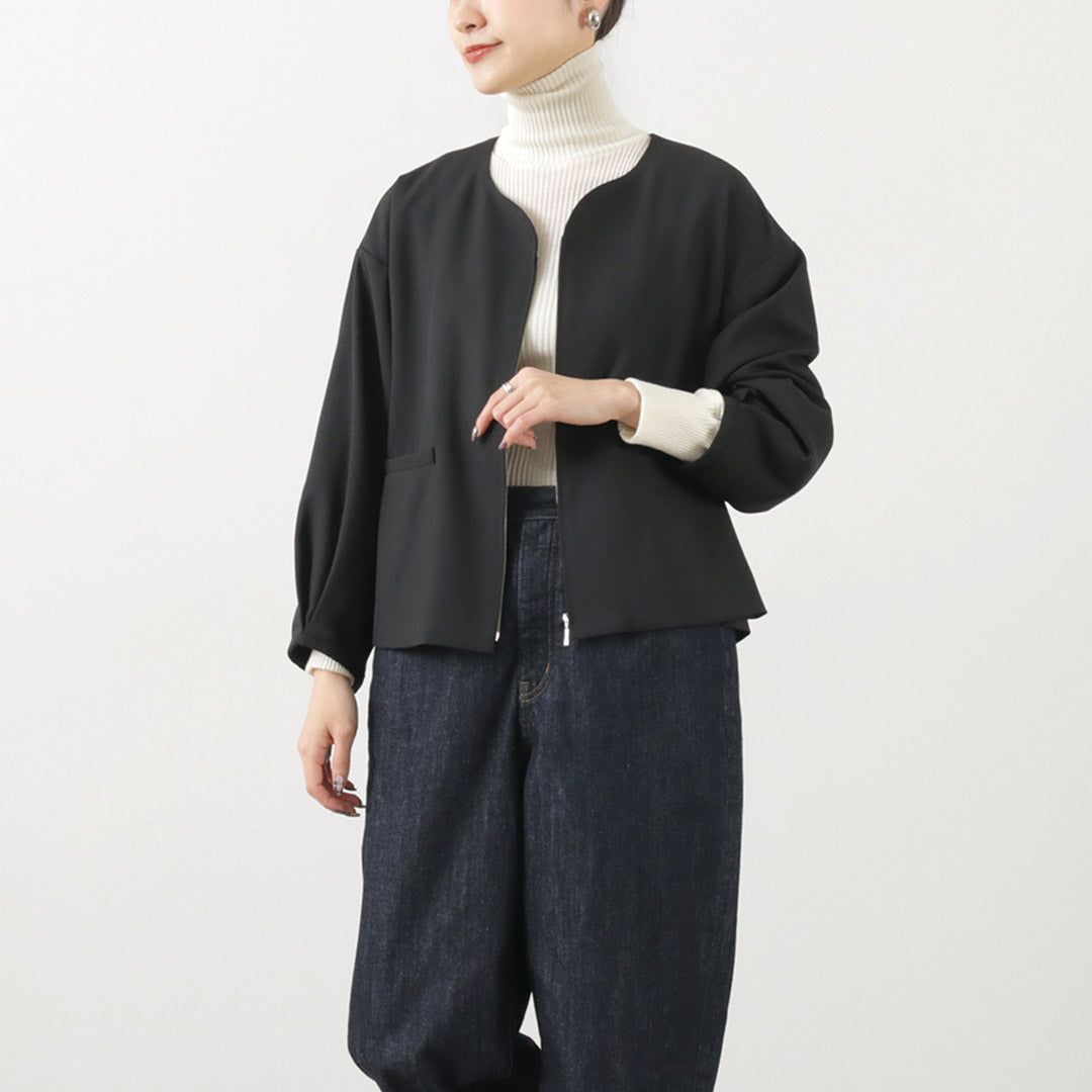 KELEN（ケレン） LONICA デザインネックジャケット / レディース ノーカラー フォーマル 卒業式 入学式 LONICA Design Neck Jacket