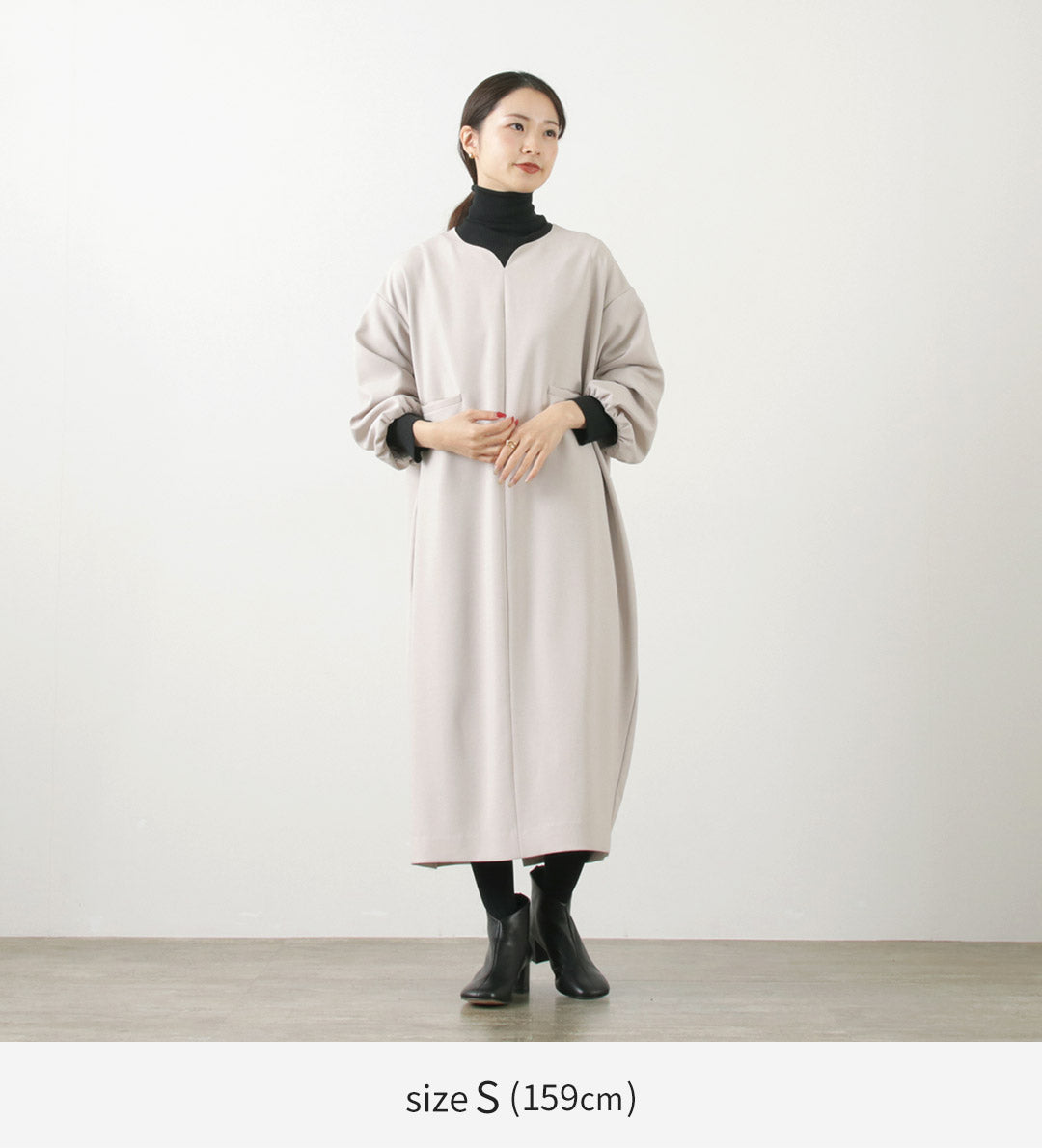 KELEN（ケレン） LECOL デザインネック ドレス / ワンピース ロング フォーマル オケージョン 入学式 卒業式 セレモニー きれいめ LECOL Design Neck Dress