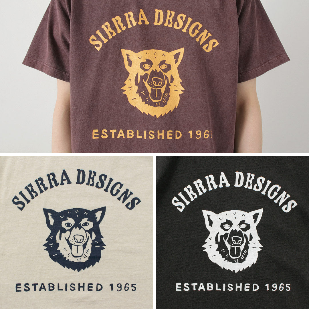 SIERRA DESIGNS（シェラデザイン） ドッグ Tシャツ / メンズ トップス 半袖 コラボ 日本製 Good On×SIERRA DESIGNS DOG TEE