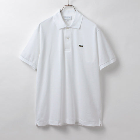 ラコステ　ポロシャツ　コットン　L1212 ホワイト　白　サイズ　5 LACOSTE（ラコステ） L1212 ポロシャツ / メンズ トップス 半袖