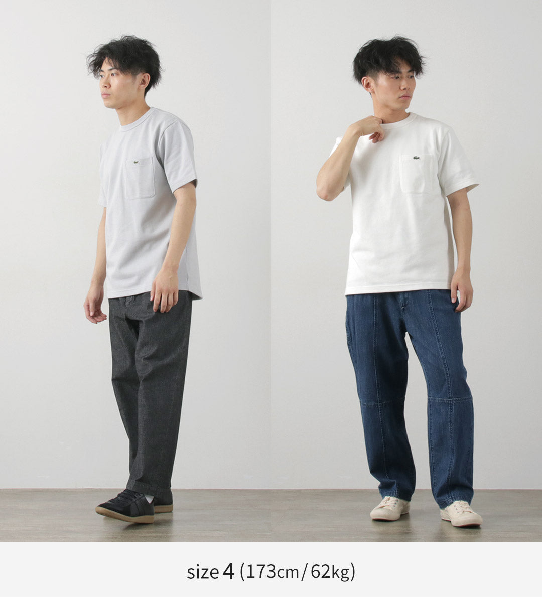 LACOSTE（ラコステ） 鹿の子 ポケットTシャツ