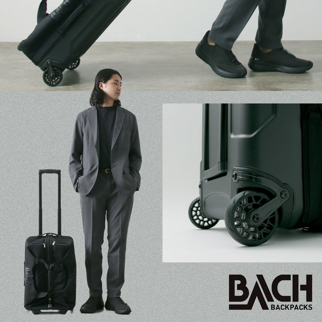 BACH（バッハ） ドクターロール 40L / メンズ キャリーケース スーツケース トロリーバッグ 機内持ち込み リュック 布製 ソフト 2WAY 3WAY 撥水 旅行 トラベル Dr.Roll 40L