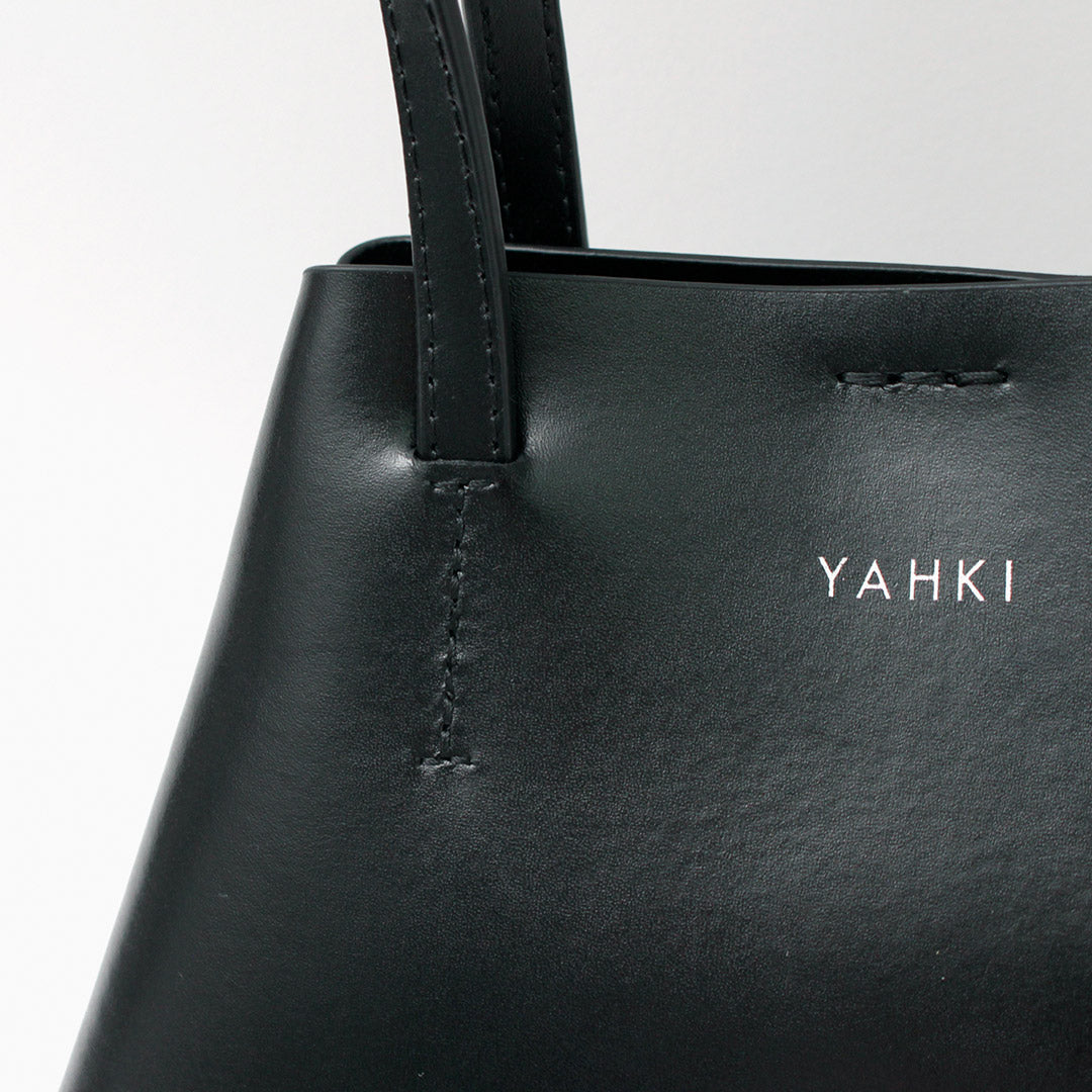 YAHKI（ヤーキ） レザー ハンドバッグ / レディース バッグ 鞄 小さめ 革 フォーマル オケージョン 冠婚葬祭 Leather Hand bag