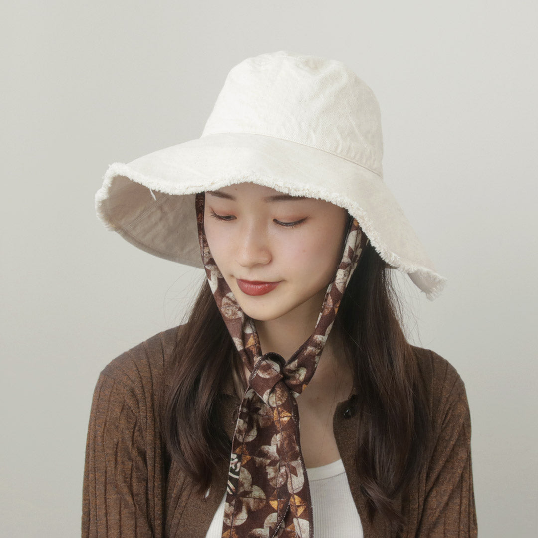 キジマタカユキ ORGANIC DENIM BUCKET HAT 揃わ ブラック