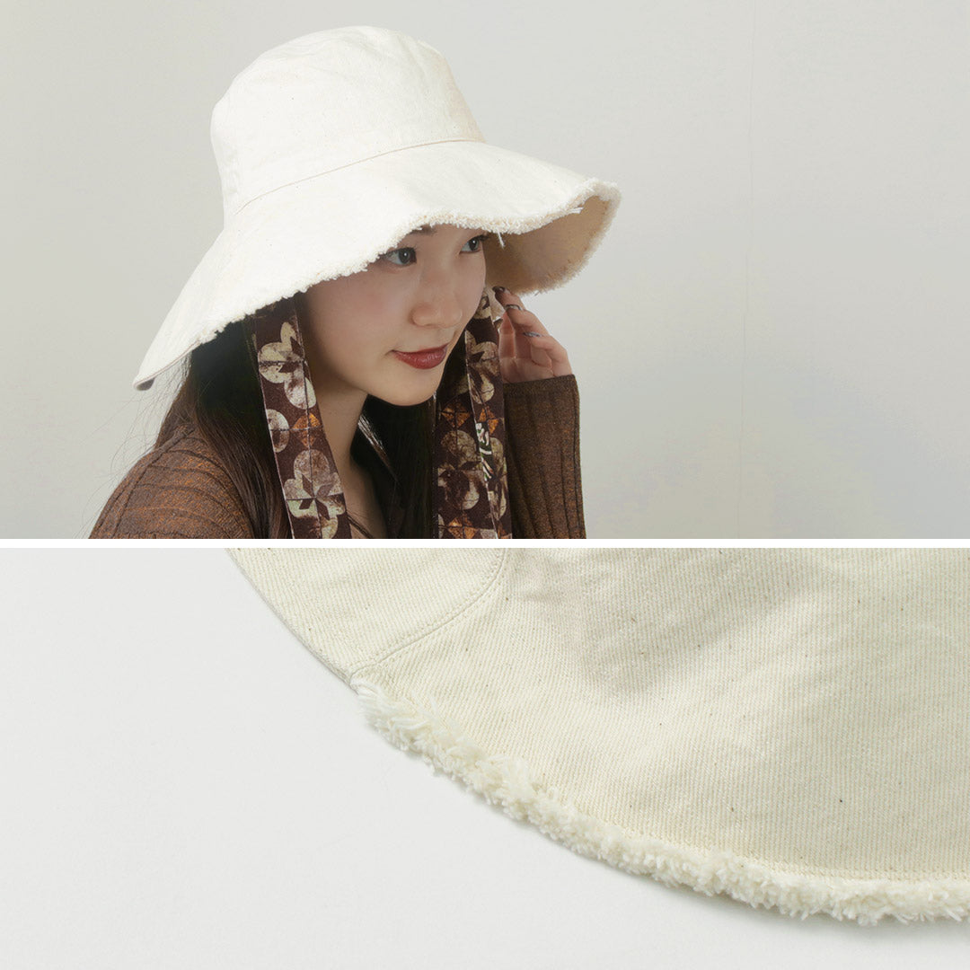 TRESSE（トレス） KIJIMA TAKAYUKI×TRESSE デニムハット / レディース 帽子 バケットハット 日本製 KIJIMA TAKAYUKI×TRESSE DENIM HAT