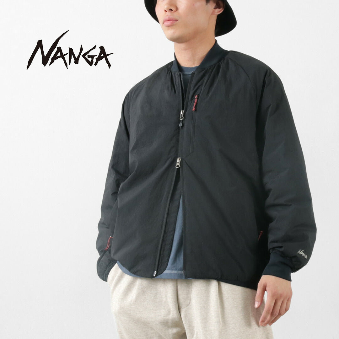 NANGA（ナンガ） ソフトダウン バーシティーブルゾン / ライトアウター ダウン ブルゾン ナイロン トップス メンズ SOFT DOWN VARSITY BLOUSON