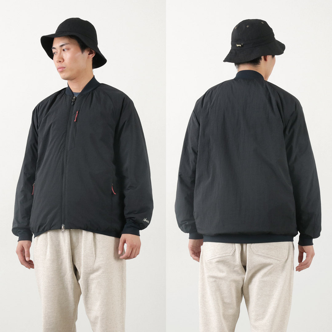 NANGA（ナンガ） ソフトダウン バーシティーブルゾン / ライトアウター ダウン ブルゾン ナイロン トップス メンズ SOFT DOWN VARSITY BLOUSON