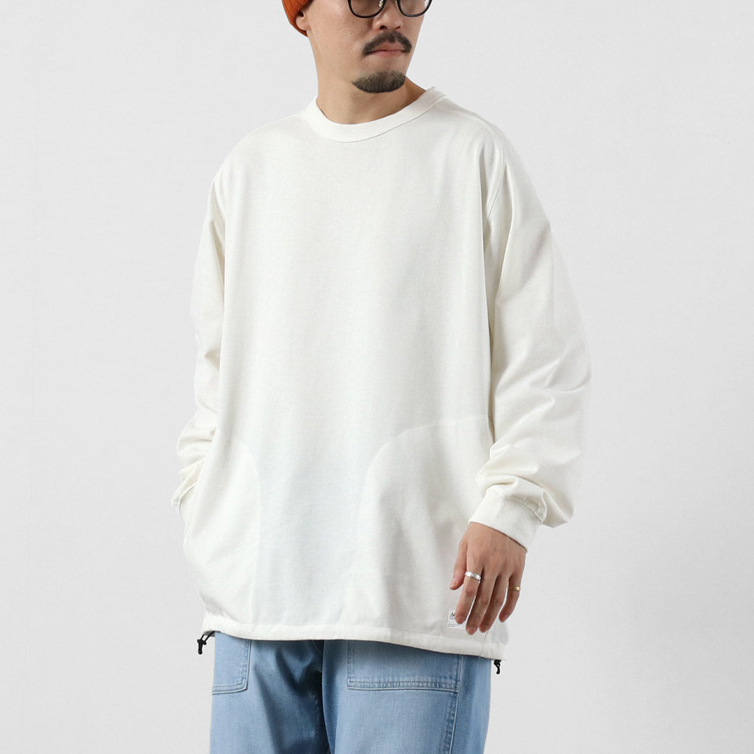 NANGA（ナンガ） エコハイブリッド オーバーサイズ ロングスリーブTシャツ