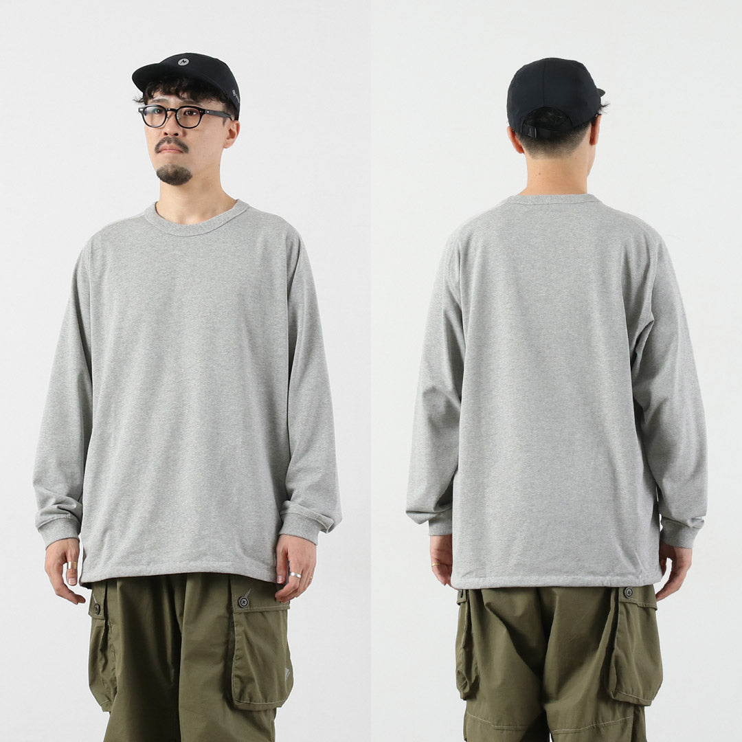 NANGA（ナンガ） エコハイブリッド オーバーサイズ ロングスリーブTシャツ