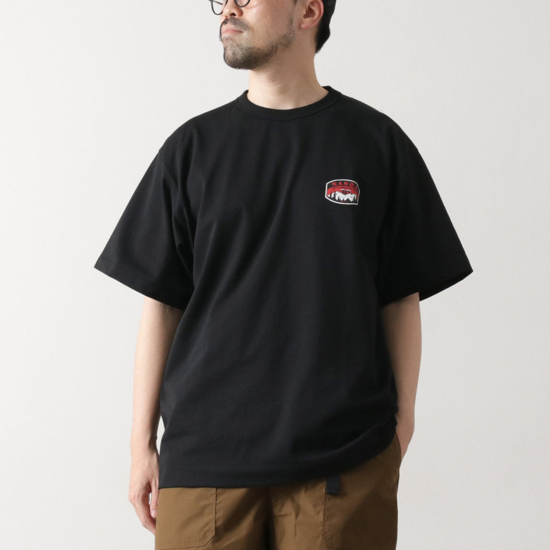 NANGA（ナンガ） エコハイブリッド ナンガ 30thアニバーサリー Tシャツ / メンズ トップス 半袖 ロゴ 30周年 ECO HYBRID NANGA 30TH ANNIVERSARY TEE