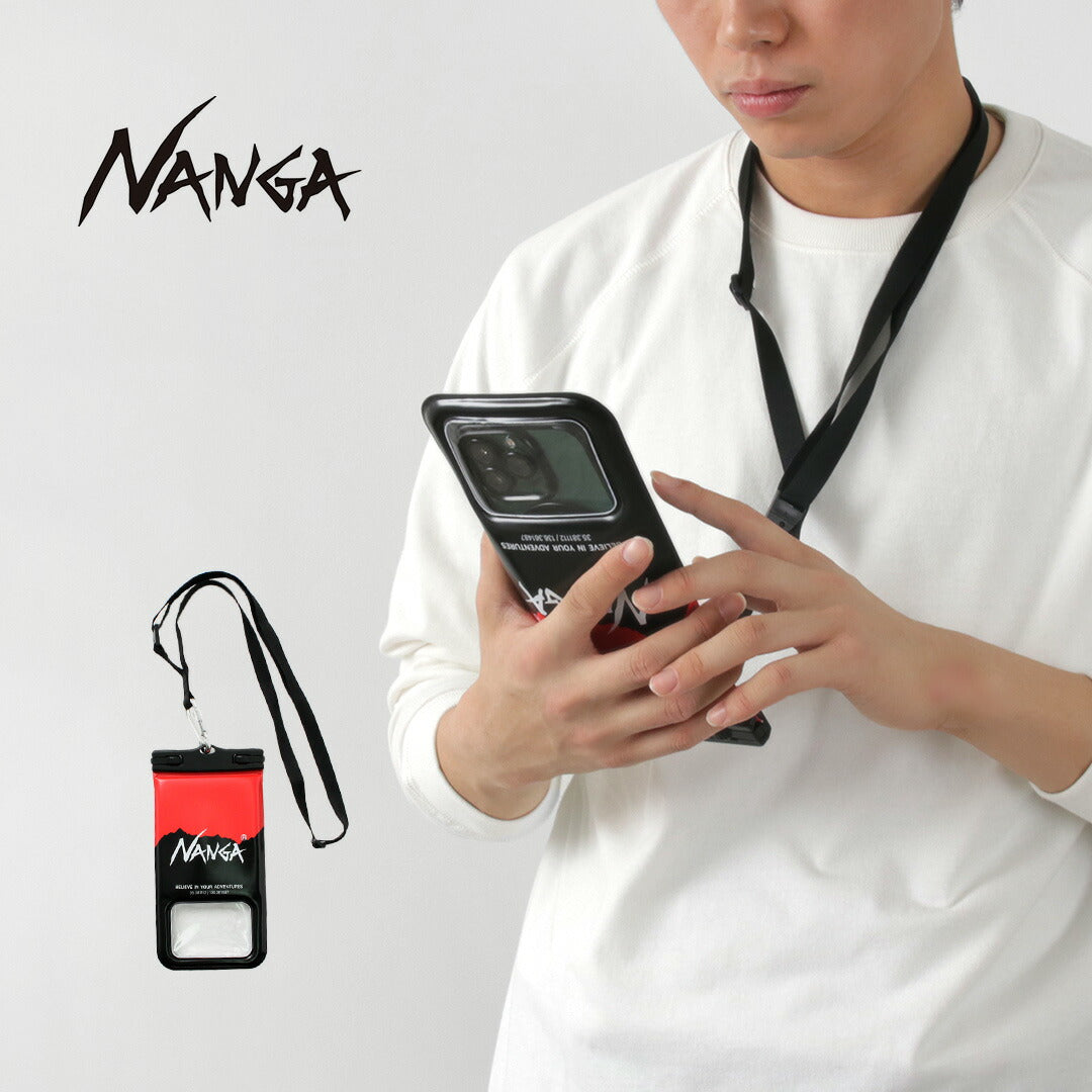 NANGA（ナンガ） フローティング フォンプロテクトケース / スマホケース 防水 IP68 プール 海 ストラップ付き FLOATING PHONE PROTECT CASE