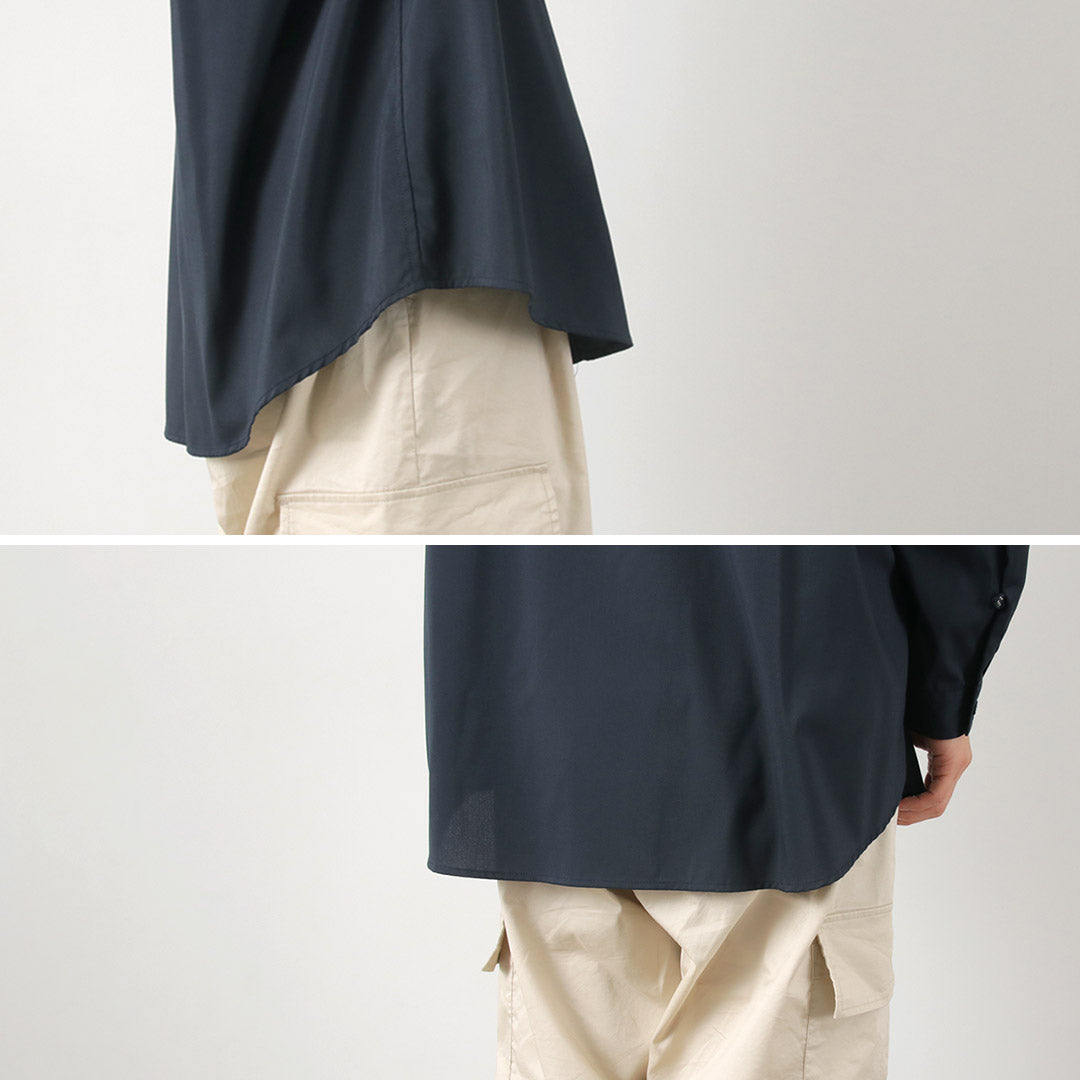 WHITE MOUNTAINEERING（ホワイトマウンテニアリング） レギュラーカラーシャツ / 吸水速乾 接触冷感 UVカット 伸縮性 メンズ 長袖 日本製 REGULAR COLLAR SHIRT Repose Wear