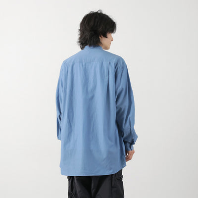 WHITE MOUNTAINEERING（ホワイトマウンテニアリング） バンドカラーシャツ / メンズ 長袖 日本製 BAND COLLAR SHIRT Repose Wear