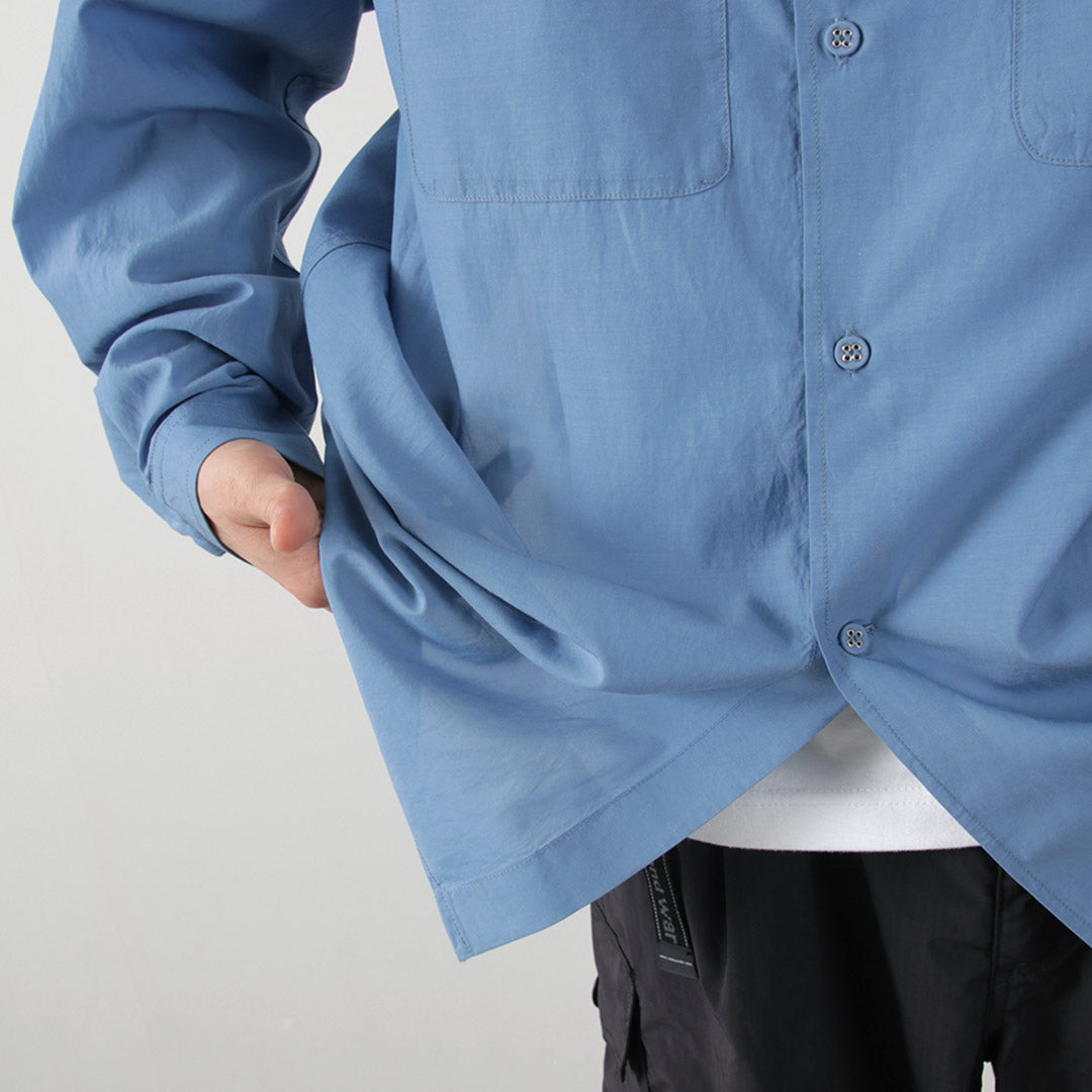 WHITE MOUNTAINEERING（ホワイトマウンテニアリング） バンドカラーシャツ / メンズ 長袖 日本製 BAND COLLAR SHIRT Repose Wear