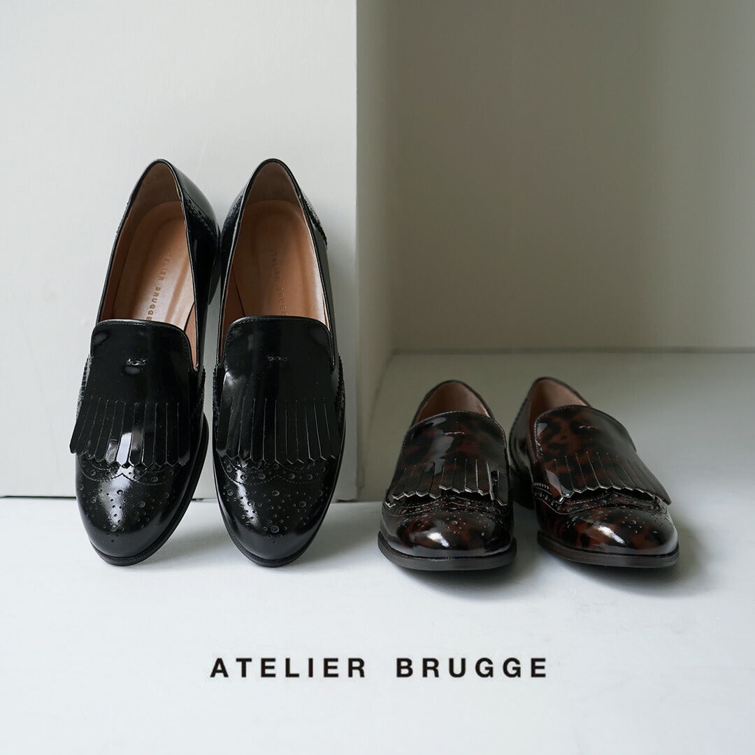 ATELIER BRUGGE（アトリエブルージュ） キルト メダリオン シューズ