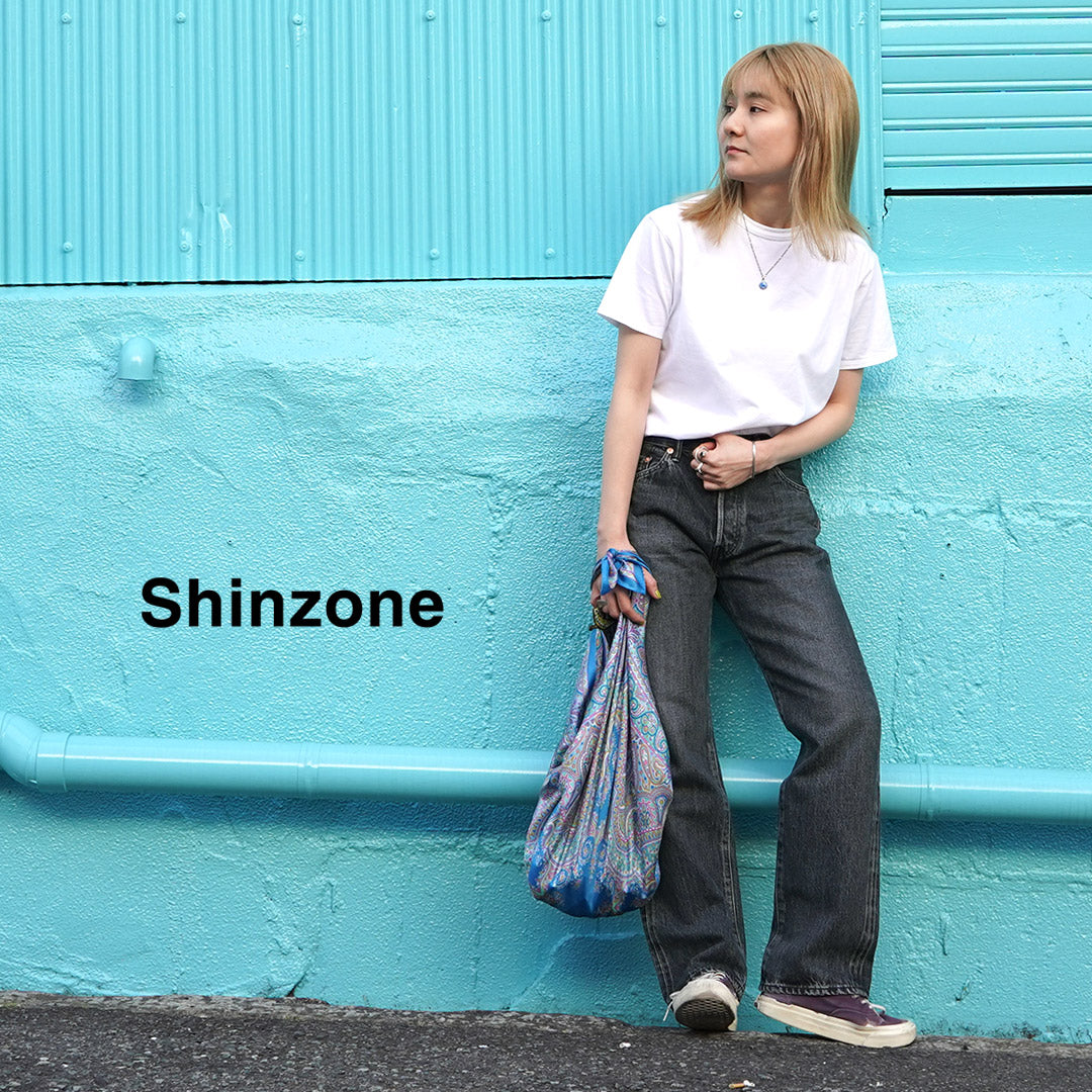 SHINZONE（シンゾーン） オーディナリー ジーンズ ブラック / レディース デニム パンツ 日本製 綿100％ コットン ストレート ロング 24SMSPA04
