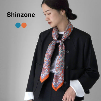 SHINZONE（シンゾーン） トラベリング スカーフ / レディース 大判 シルク 日本製 Travering Silk Scarf 24SMSIT01
